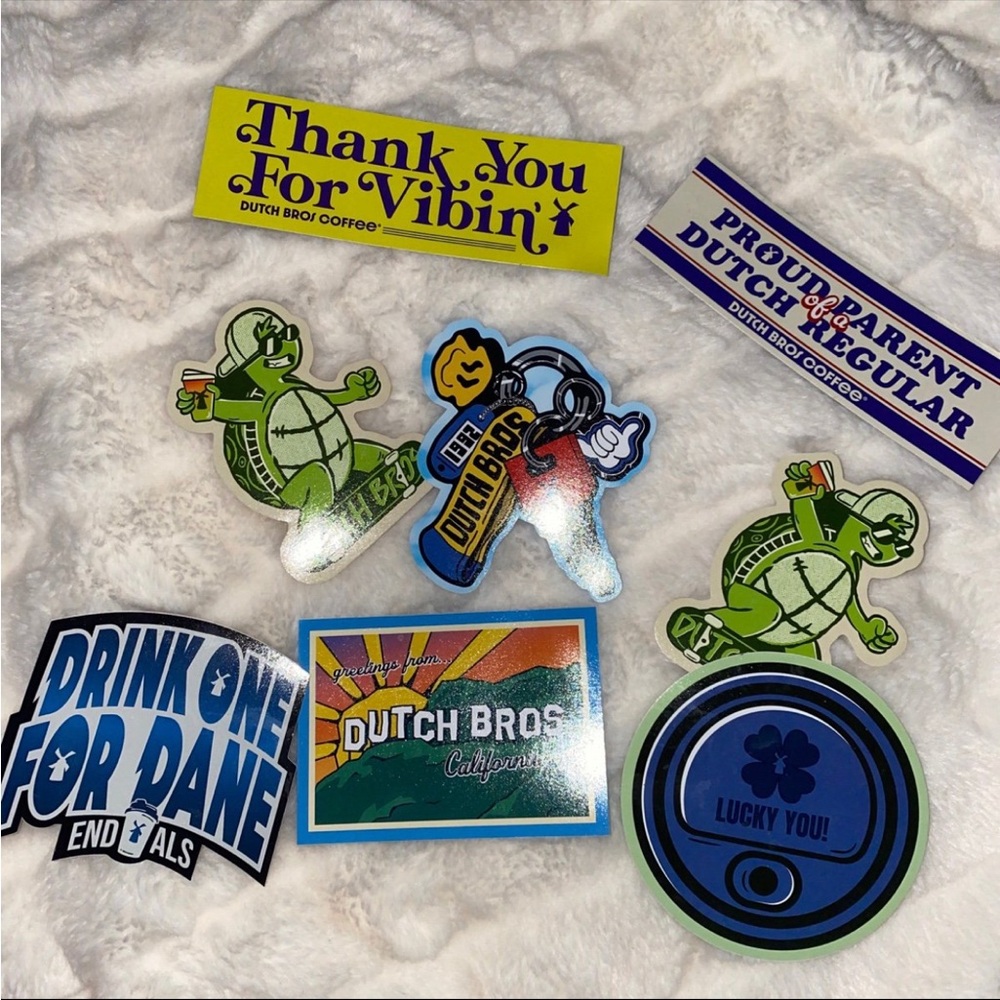 Dutch Bros Sticker Lot